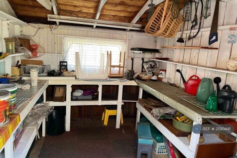 Garden Shed With Tools