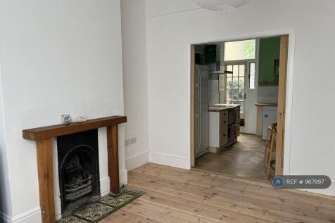 Fireplace Through To Kitchen With Pocket Doors