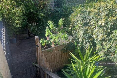 View From The Balcony To The Private Garden