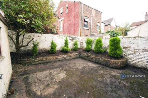 Back Garden With Shed 