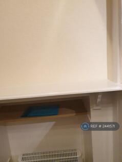 Mantlepiece With Shelf And Electric Heater Below 
