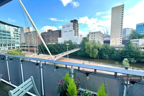 Balcony View Of River Irwell And Trinity Bridge