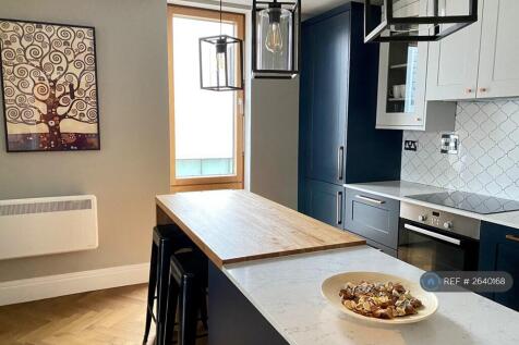 Open Plan Kitchen Dining With Bar Stools