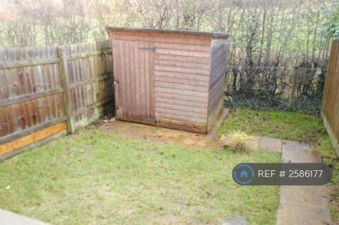 Raised Decking To Garden Area With Shed