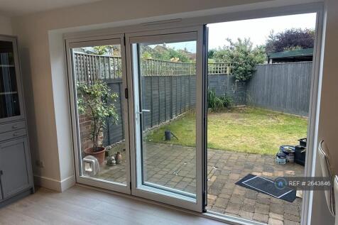 Bifold Doors To Small Garden And Shed