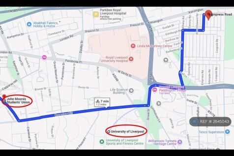 3 Empress Road Map