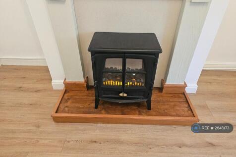 Electric Fire In Kitchen