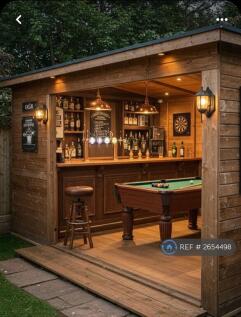 Your Own Bar/Games Room For 26/27