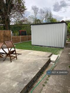 Newly Laid Lawn And Flower Beds