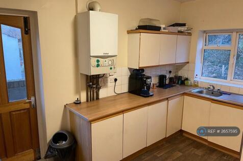 Kitchen With Back Door To Shared Garden