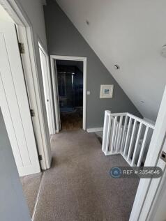 Landing Viewed From Kitchen Doorway 