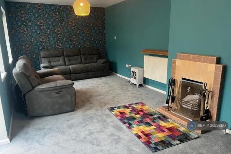 Lounge With Open Fireplace