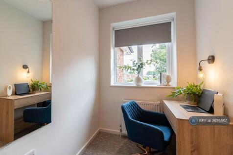 Desk And Chair Provided For Home Working