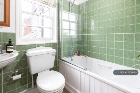 Bathroom With Bath And Overhead Shower