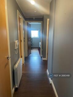 Hallway With Security Access To Building