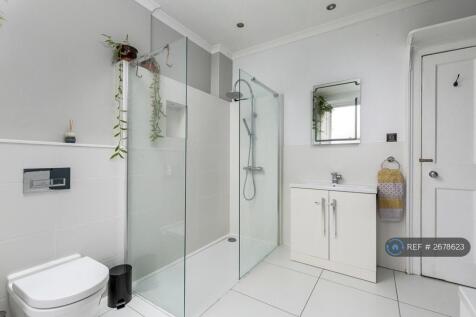 Large Bathroom With Walk In Shower
