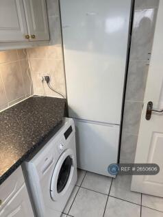 Kitchen With New Fridge Freezer/Washing Machine