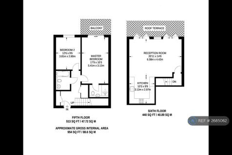 Floor Plan - Two Floors.