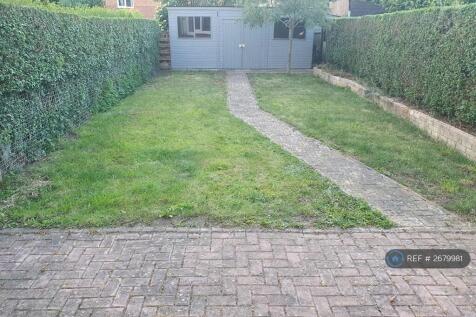 Spacious Rear Garden With Large Shed
