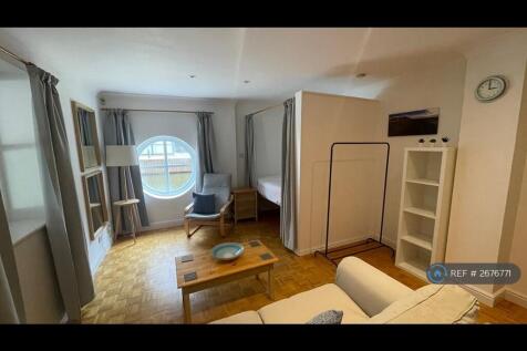 Bed Section And Living Room