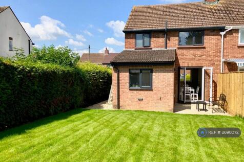 Rear View Of House And Garden