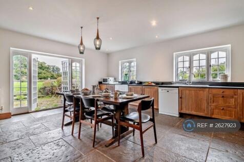 Kitchen With Garden Views