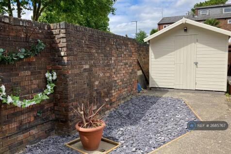 Back Garden With Shed