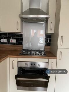 Kitchen With Gas Hob And Electric Oven 