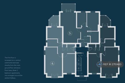 1st Floor Plan - Flats 4, 5, 6