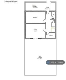 Floor Plan- Ground Floor With Garden