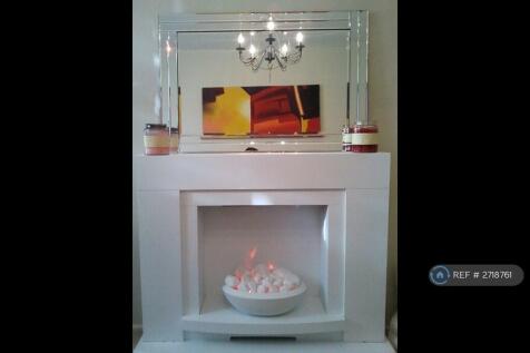 Fitted Fireplace, Mirror &amp; Chandelier