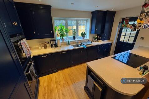 Kitchen In Front Of Pantry
