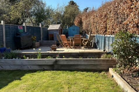 Rear patio