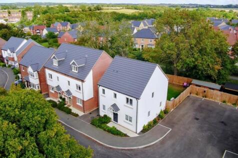 19 Field Close, drone image
