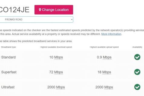 Broadband Speeds