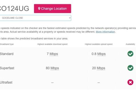Broadband Speeds
