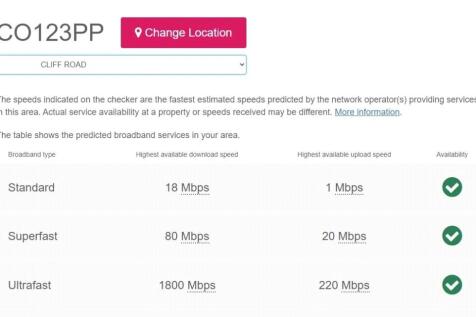 Broadband Speeds