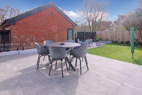 Patio and garden beyond