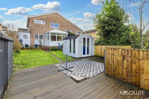 Garden and rear with garden room