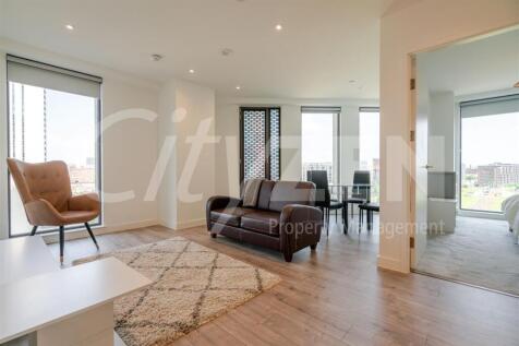 6TH FLOOR 2 BEDROOM 2 BATHROOM APARTMENT FOR RENT IN 'VICTORIA HOUSE' M4 Comprising reception room with floor to ceiling windows, luxury fitted kitchen, 2 double bedrooms and 2 luxury bathroom suites.