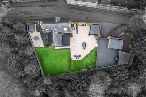 Secure gated plot with parking and oak car port