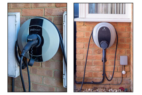 Two Electric Car Charging Points