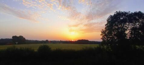 sunset view from property