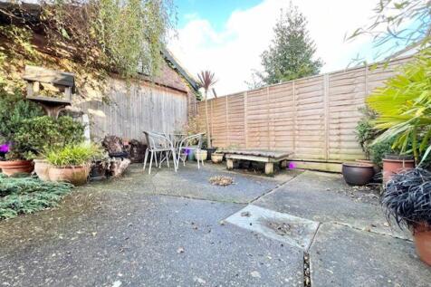 Concrete patio area 1