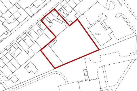 Land registry title plan - showing area within 335