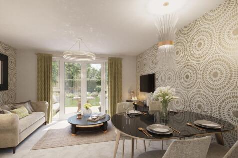 Living and dining room in two bed Wilford
