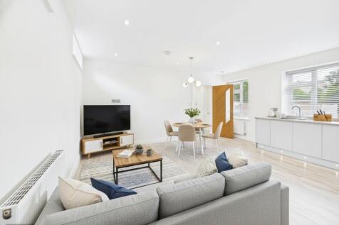 Living Room Kitchen Virtually Staged