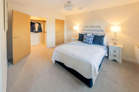 Master bedroom including walk in wardrobe