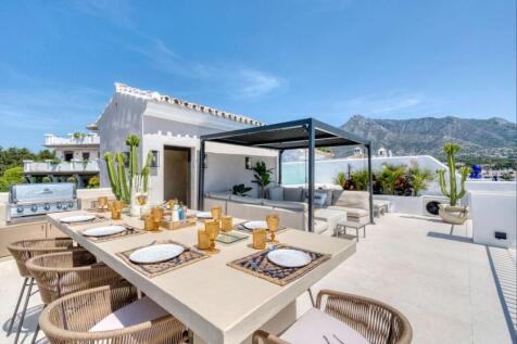Outdoor dining area
