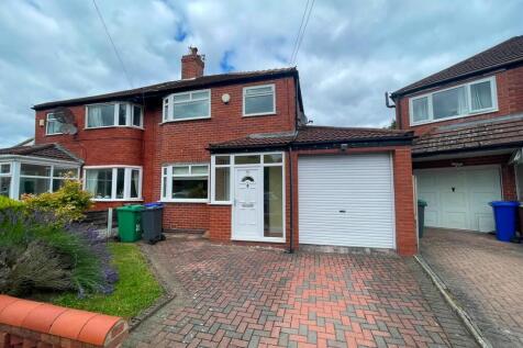 A well-presented three-bedroom, unfurnished semi-detached home, ideally located in the highly sought-after area of East Didsbury. The ground floor offers two spacious reception rooms, with the front l